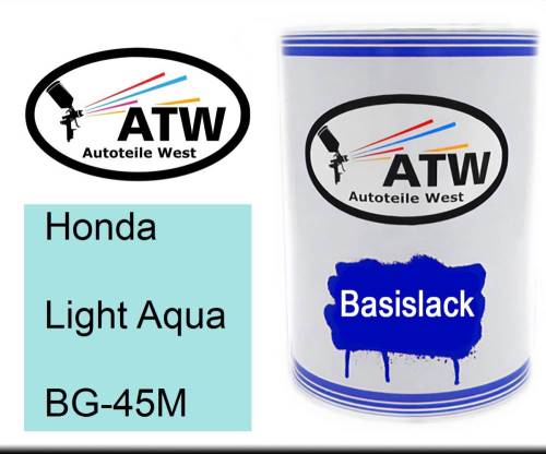 Honda, Light Aqua, BG-45M: 500ml Lackdose, von ATW Autoteile West.